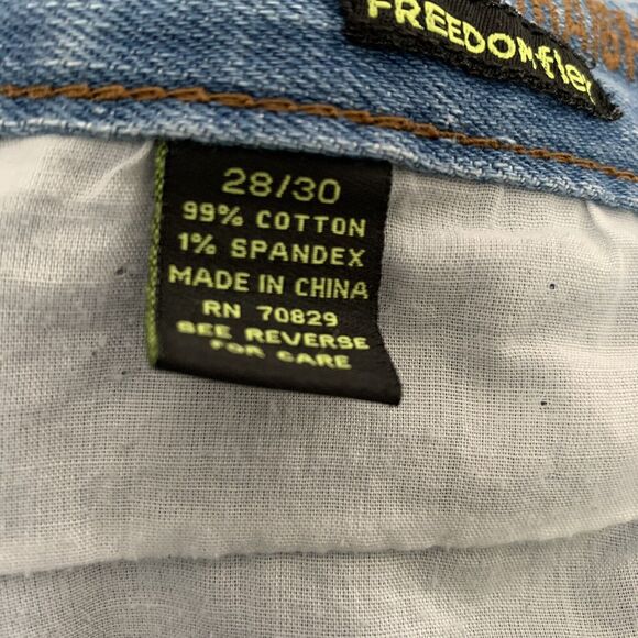 Carbon Jeans Relaxed Straight Freedom Flex Mens 28x30 Light Wash Blue Act 29x29 - Picture 7 of 7